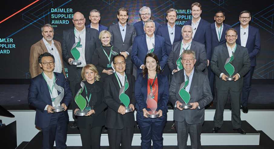 Daimler ehrt Lieferanten mit dem Supplier Award