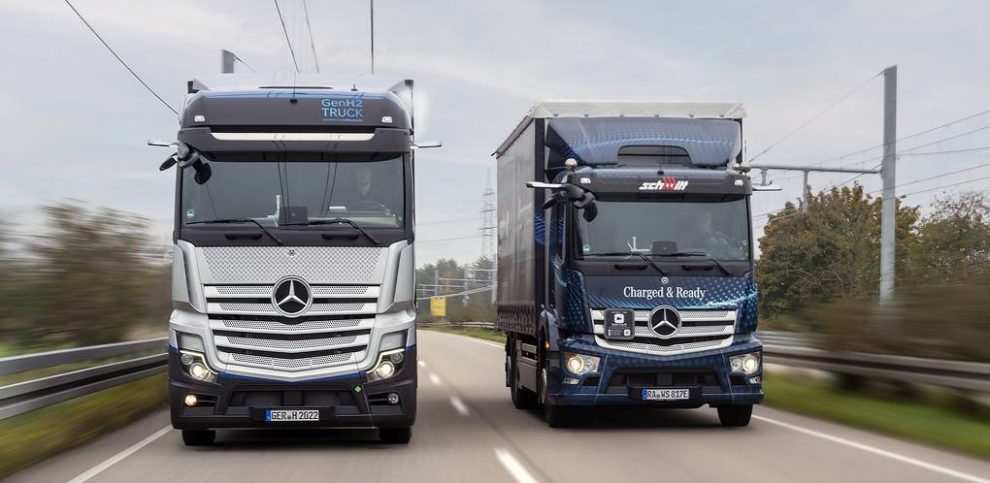 GenH2-Lkw von Daimler Truck Wasserstoff Brennstoffzelle