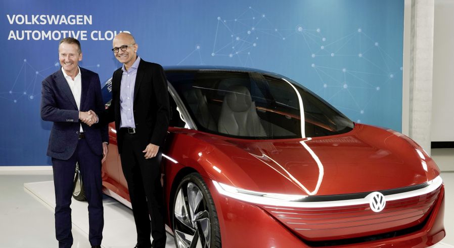 VW und Microsoft weiten Zusammenarbeit aus